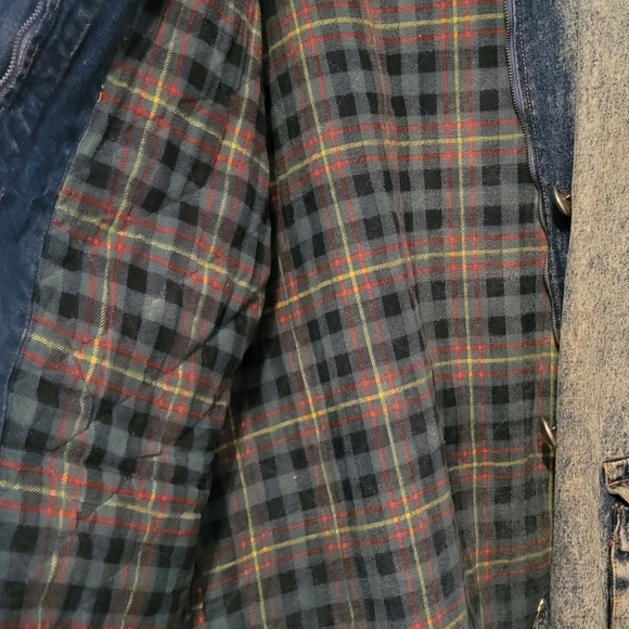 Rousseau Vintage 80s Acid Wash womens Denim/Jean Jacket Coat Grunge. size 16 - Picture 8 of 8